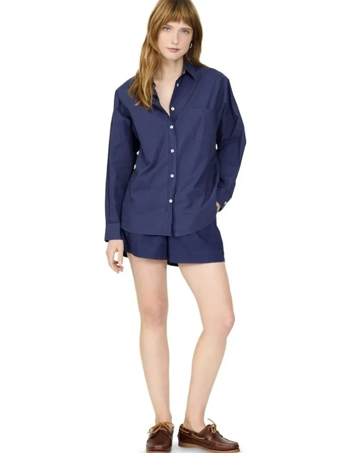 LMND Chiara Shorts in Navy