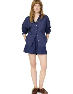 LMND Chiara Shorts in Navy