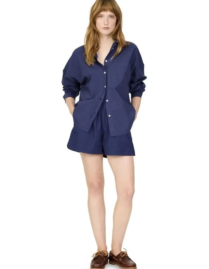 LMND Chiara Shorts in Navy