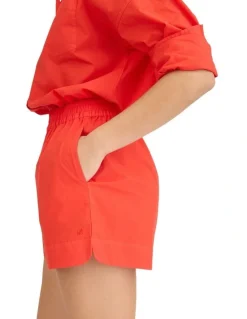 LMND Chiara Shorts in Red