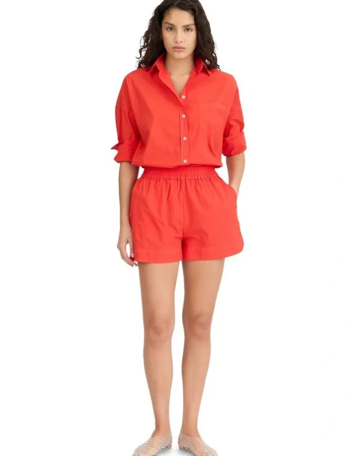 LMND Chiara Shorts in Red