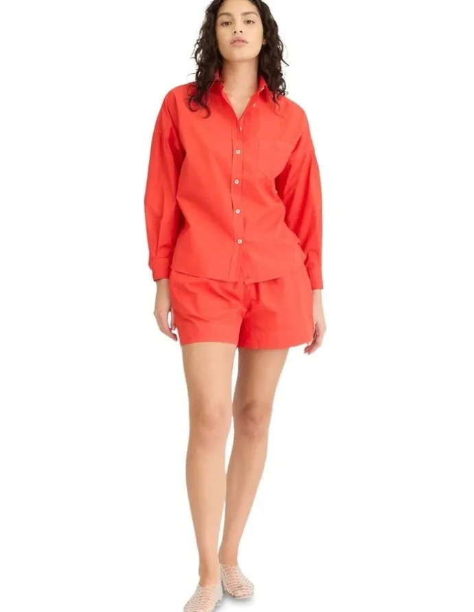 LMND Chiara Shorts in Red