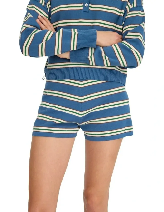 LMND Luna Stripes Shorts in Multi