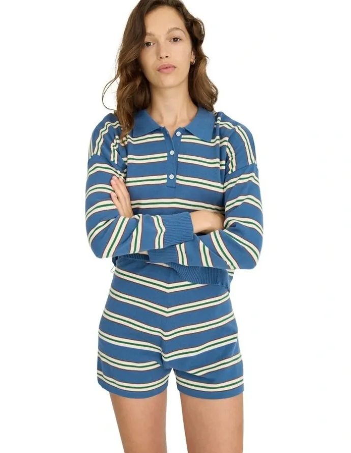 LMND Luna Stripes Shorts in Multi