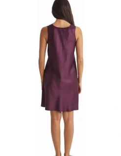 Love & Lustre Silk Mono Chemise in Merlot