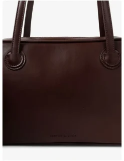 Lustre & Sage Brenna Shoulder Bag - Brown
