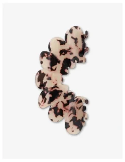 Lustre & Sage Bubble Hair Claw Clip - Light Tort