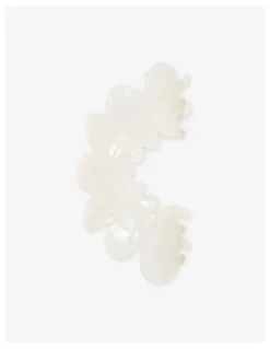 Lustre & Sage Bubble Hair Claw Clip in Ivory