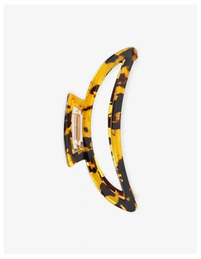 Lustre & Sage Cami Acrylic Metal Claw Clip - Tort