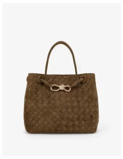 Lustre & Sage Chantel Woven Multiway Handbag - Olive