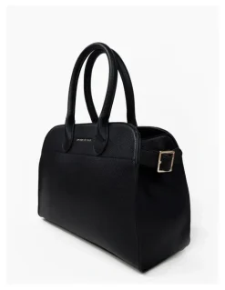 Lustre & Sage Clemence Medium Tote Bag - Black