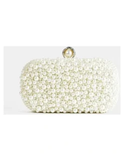 Lustre & Sage Cosmo Pearl Clutch Bag