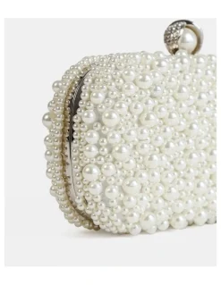 Lustre & Sage Cosmo Pearl Clutch Bag