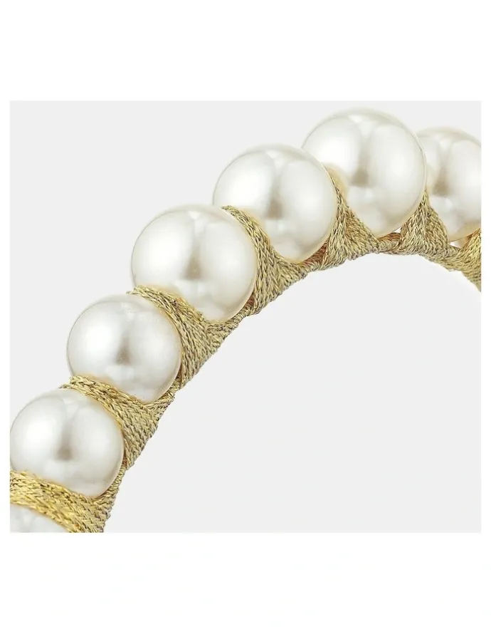 Lustre & Sage Emma Pearl Statement Headband