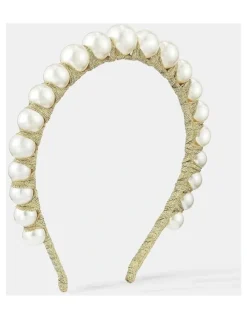 Lustre & Sage Emma Pearl Statement Headband