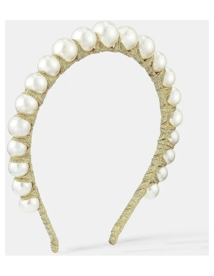 Lustre & Sage Emma Pearl Statement Headband