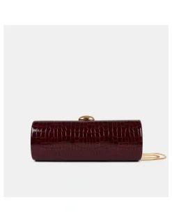Lustre & Sage Karina Evening Clutch Bag - Wine