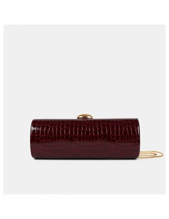 Lustre & Sage Karina Evening Clutch Bag - Wine