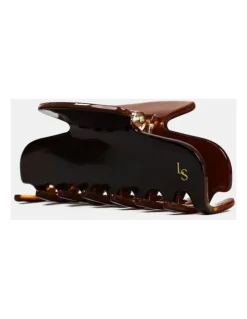 Lustre & Sage Petite Hair Claw Clip - Brown