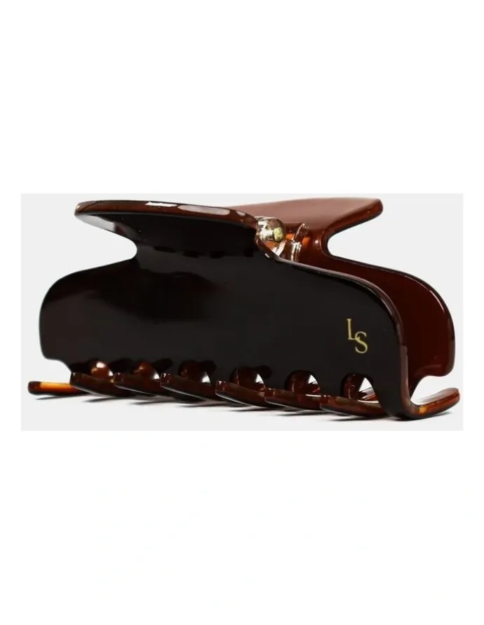 Lustre & Sage Petite Hair Claw Clip - Brown