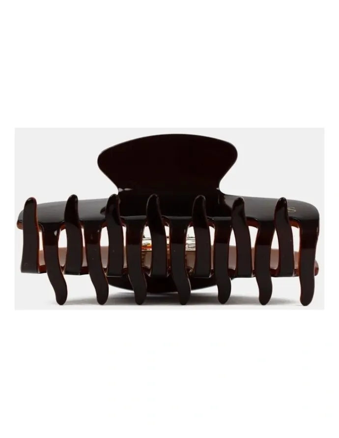 Lustre & Sage Petite Hair Claw Clip - Brown