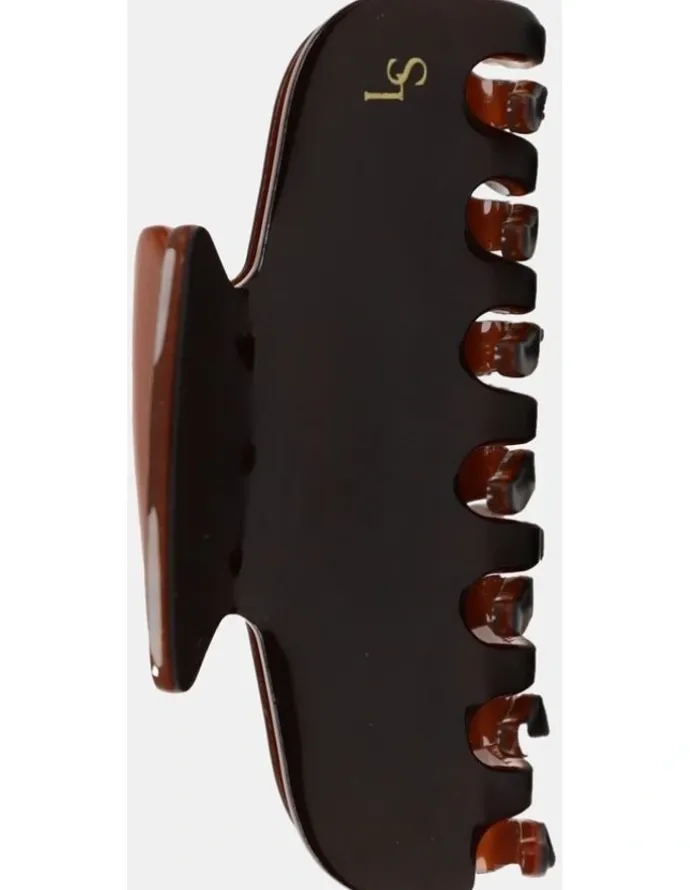 Lustre & Sage Petite Hair Claw Clip - Brown