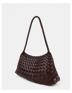 Lustre & Sage Roselle Shoulder Bag - Brown