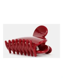 Lustre & Sage Ruby Hair Claw Clip - Red