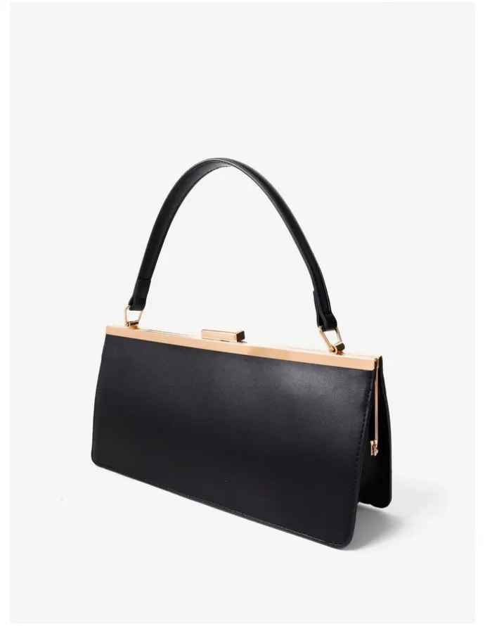 Lustre & Sage Solene Top Handle Handbag - Black