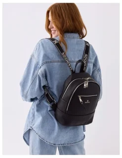 Madison Accessories Libby Medium Backpack in Black