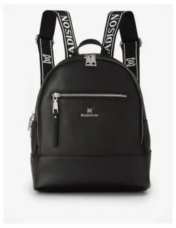 Madison Accessories Libby Medium Backpack in Black