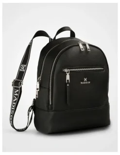 Madison Accessories Libby Medium Backpack in Black