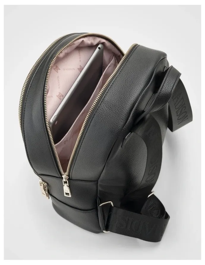 Madison Accessories Libby Medium Backpack in Black