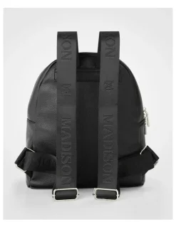 Madison Accessories Libby Medium Backpack in Black
