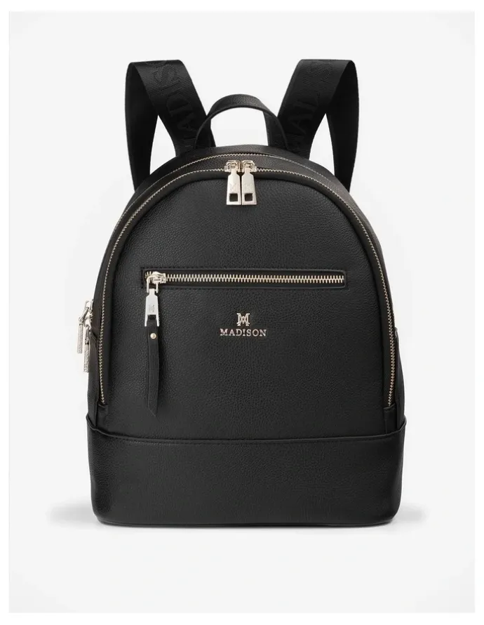 Madison Accessories Libby Medium Backpack in Black