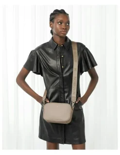 Madison Accessories Monogram Bag Strap in Brown