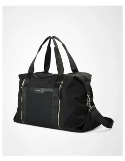 Madison Accessories Nylon Weekend X-Large Duffle Bag in Black