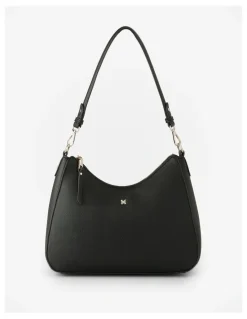 Madison Accessories Rory Large Hobo Shoulder Bag in Black