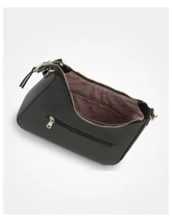 Madison Accessories Rory Large Hobo Shoulder Bag in Black