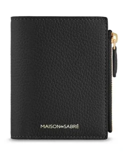 MAISON de SABRÉ The Bifold Wallet in Black Caviar