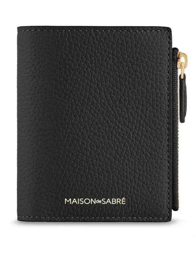 MAISON de SABRÉ The Bifold Wallet in Black Caviar