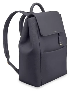 MAISON de SABRÉ The Large Soft Leather Backpack in Graphite Grey
