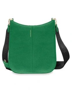 MAISON de SABRÉ The Leather Saddle Bag in Emerald Green