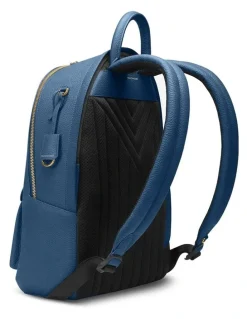 MAISON de SABRÉ The Leather Backpack in Pacific Blue