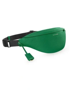 MAISON de SABRÉ The Leather Sling Bag in Emerald Green