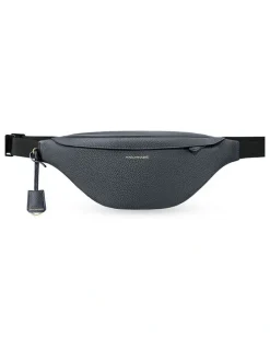 MAISON de SABRÉ The Leather Sling Bag in Graphite Grey