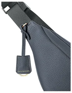MAISON de SABRÉ The Leather Sling Bag in Graphite Grey