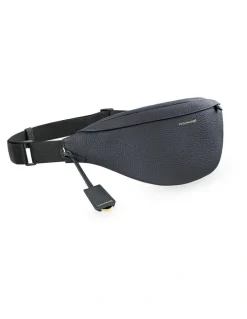 MAISON de SABRÉ The Leather Sling Bag in Graphite Grey