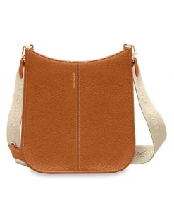 MAISON de SABRÉ The Leather Saddle Bag in Pecan Brown
