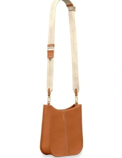 MAISON de SABRÉ The Leather Saddle Bag in Pecan Brown